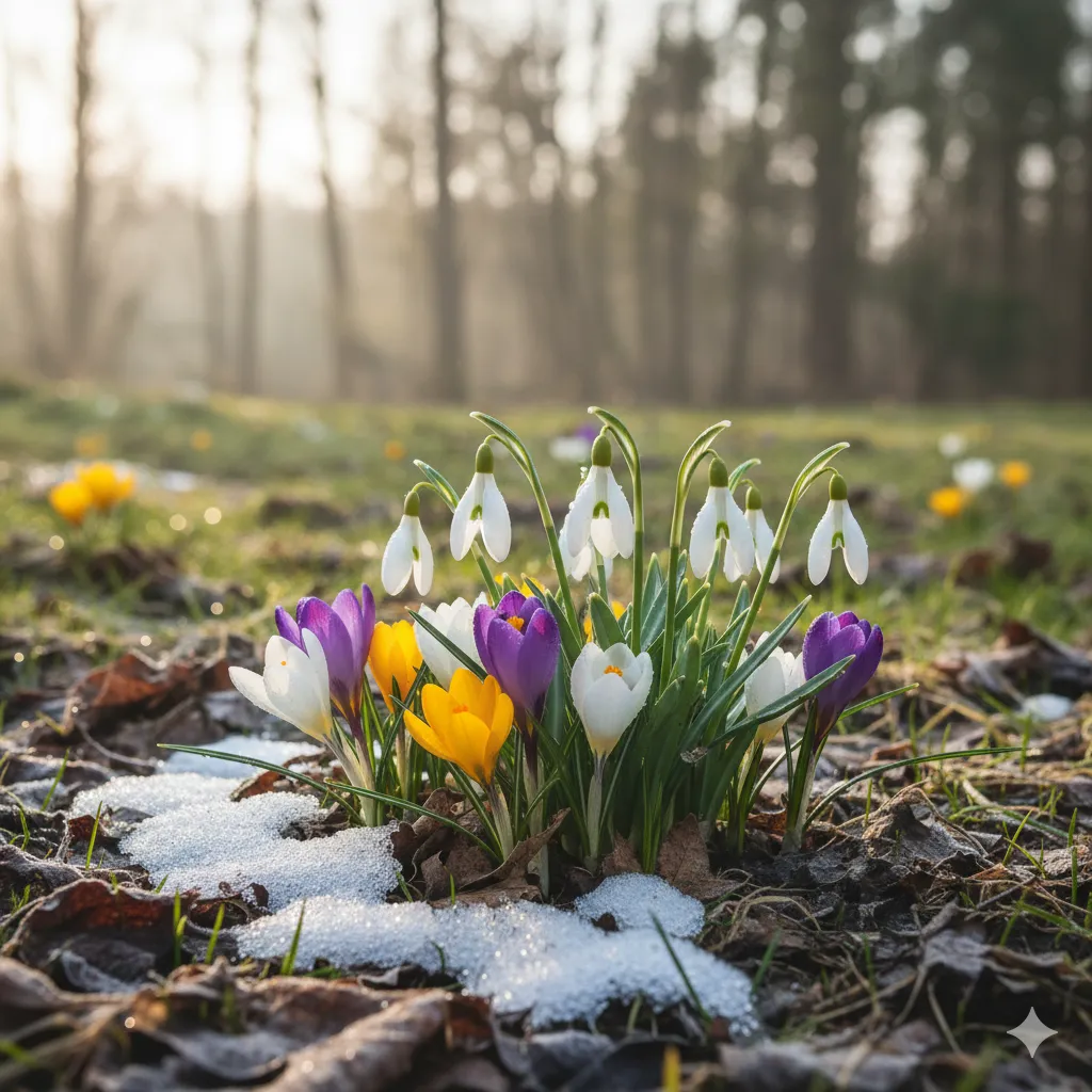 Vårens første blomstring