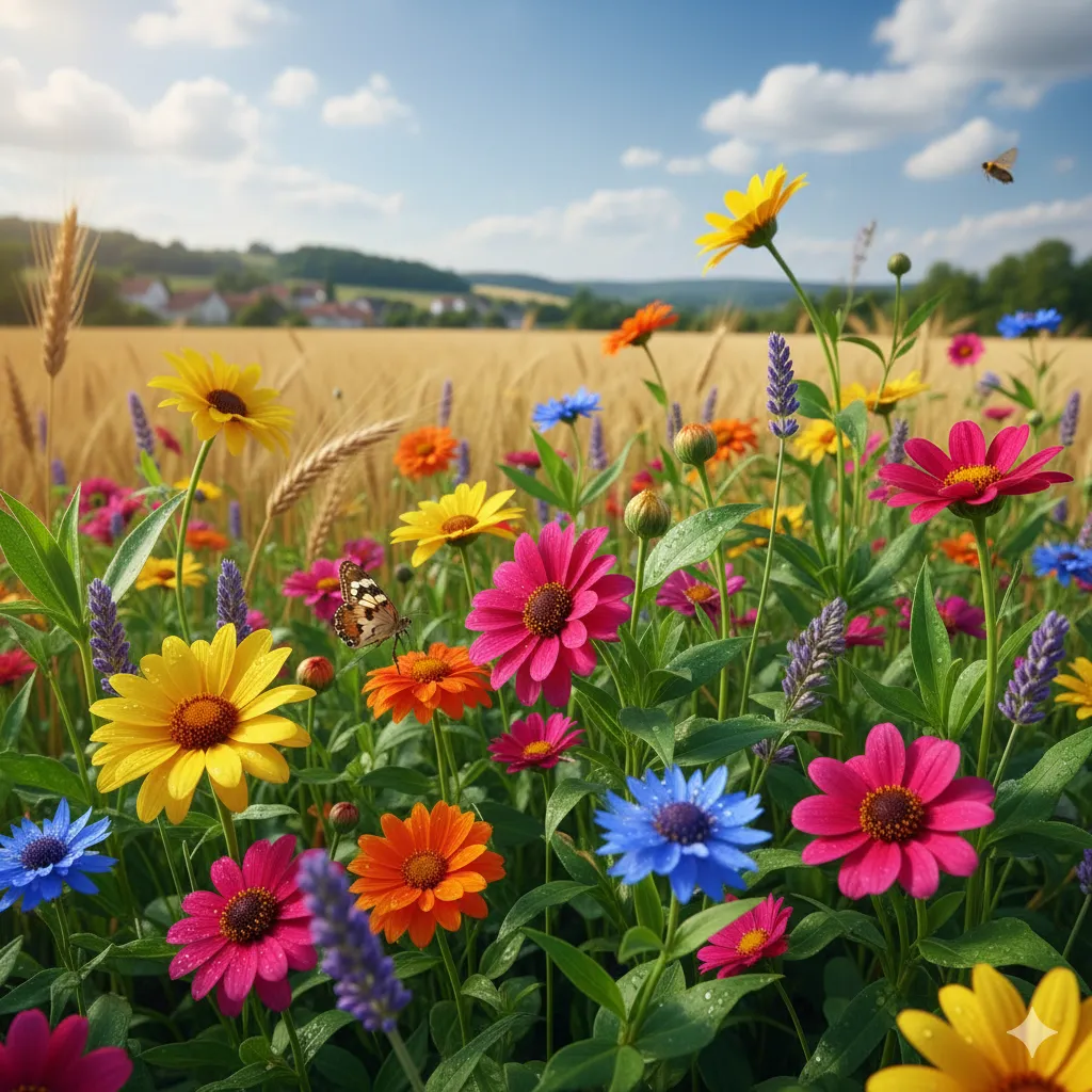 Sommerens livlige farger